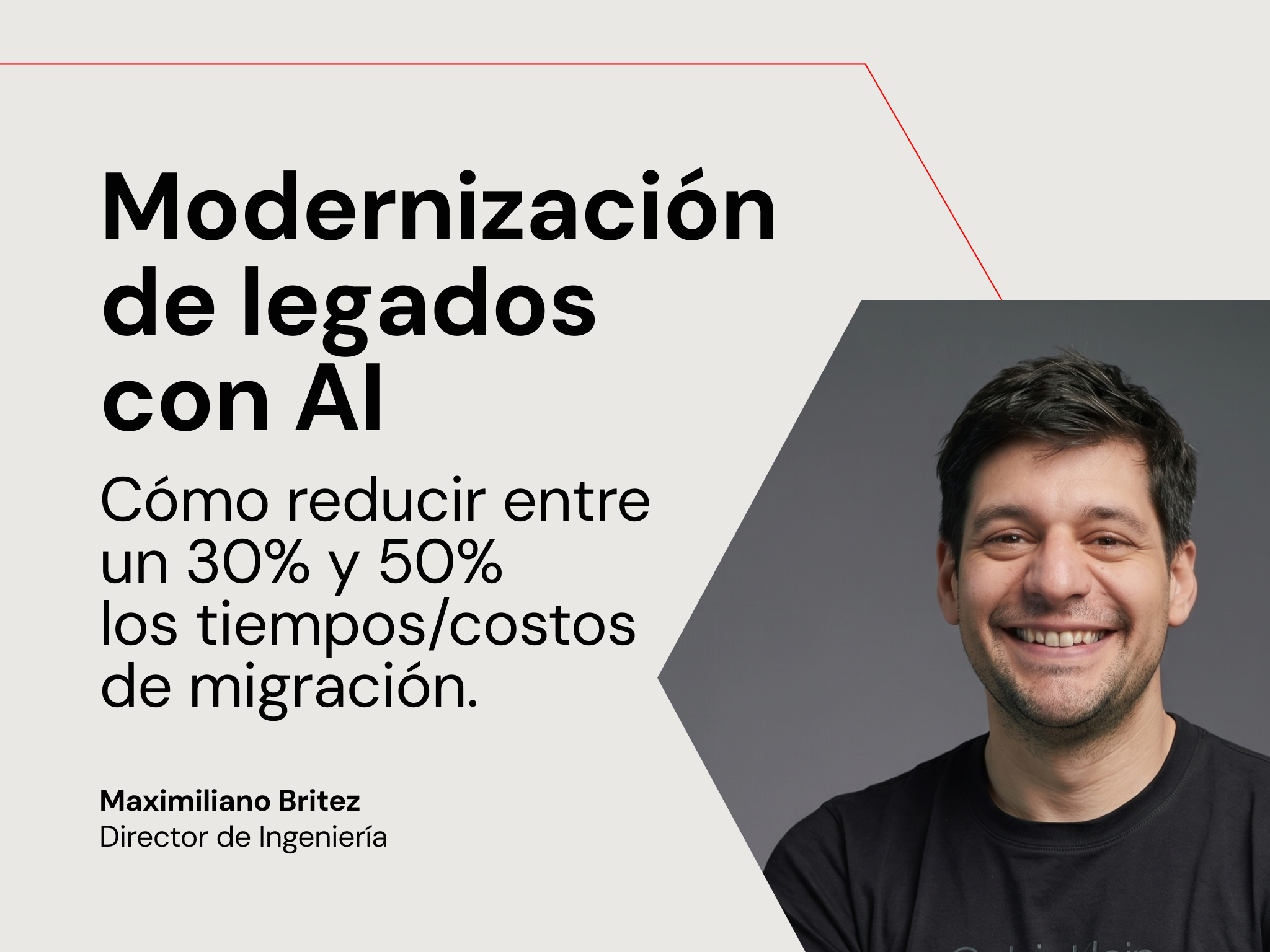 Modernización de legados con AI: Cómo reducir entre un 30% y 50% los tiempos/costos de migración